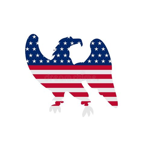 Eagle Symbol National Pride America For Independence Day 4th Stock