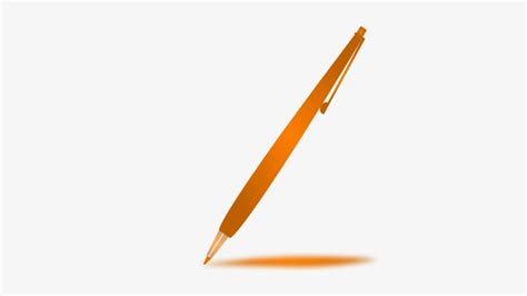 Clipart Freeuse Stock Orange Clip Art At Clker Com Orange Pen Png