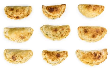 Premium Photo Portion Of Empanadas Isolated On White Background