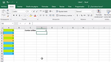 Como Contar Celdas De Colores En Excel Youtube Riset