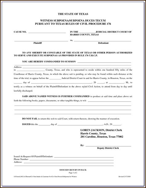Petition Of Divorce Form Harris County Texas Form Resume Examples