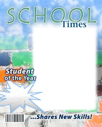 School Magazine Cover Page Design Templates Free Download Best Home