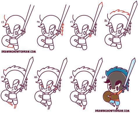 How To Draw Percy Jackson Cute Cartoon Chibi Kawaii Style In