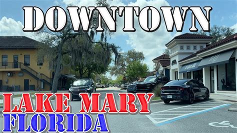 Lake Mary Florida 4k Downtown Drive Youtube