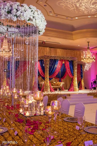 Take a look at some of the most popular indian wedding theme ideas and start like your wedding decor, use soft colours like white, pink, peach or pastels for your wedding outfits and decorations. Houston, TX Indian Wedding by MnMfoto | Post #6377