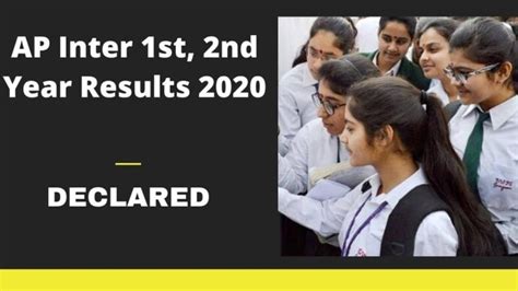 Declared Ap Inter Result 2020 Manabadi Ap Inter Results Out Results