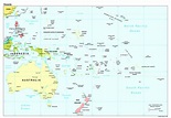 South Pacific Ocean Political Map • Mapsof.net