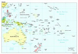 South Pacific Ocean Political Map • Mapsof.net