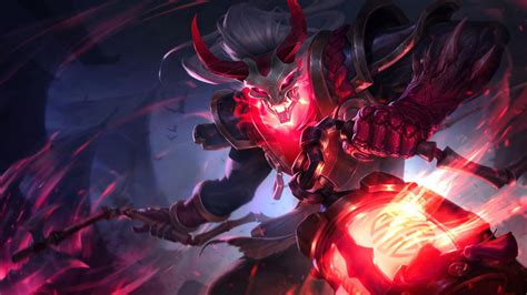 League Of Legends Blood Moon Thresh Skin Spotlight Wallpaper Hd For