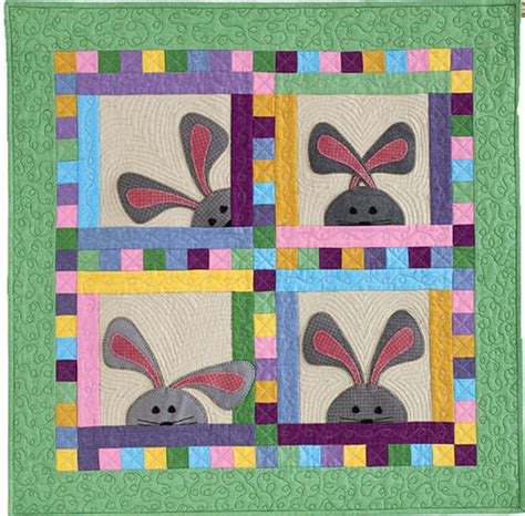 Peek A Boo Bunnies Are Darling In This Quilt Quilting Digest