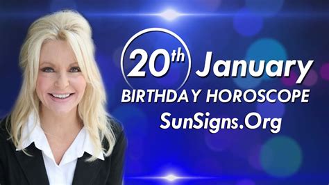 June 24th, 2021 is a thursday. January 20 Zodiac Horoscope Birthday Personality ...