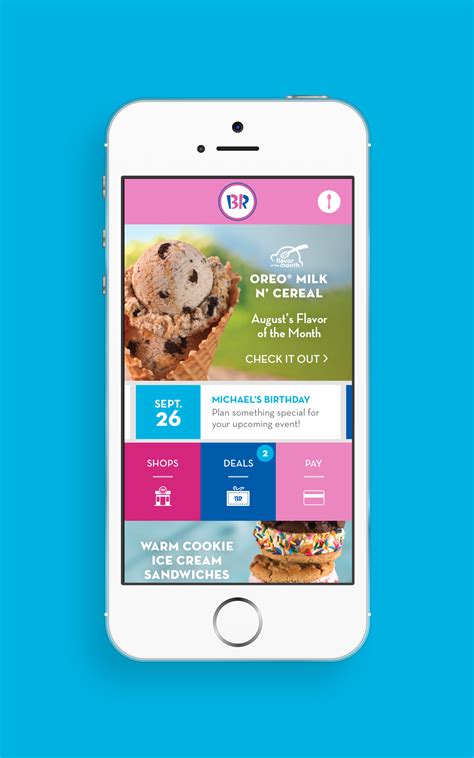 Baskin Robbins Launches New Mobile App Available For IPhone And Android Users Baskin Robbins
