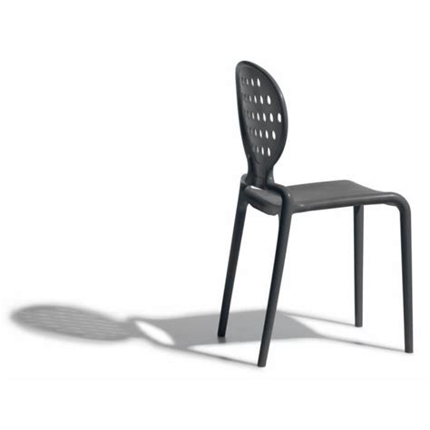 4 Chaises design anthracites  COLETTE  Lot de…  Achat/Vente chaise