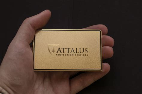 Prime Business Cards | Gold Matte Metal Card - Attalus