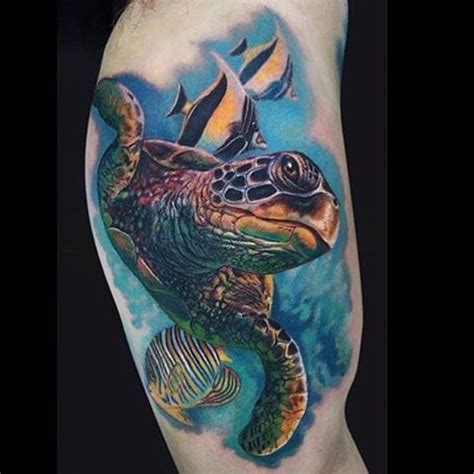 Turtle Tattoos To Bring You Out Of Your Shell Turtle Tattoo Hawaiian