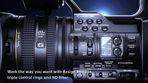 Pxw Z100 Xdcam Professional 4k Handheld Camcorder Youtube