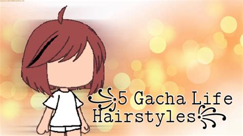 5 Cute Gacha Life Hairstyles Youtube