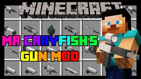 Minecraft Mrcrayfishs Gun Mod Highly Modular Guns
