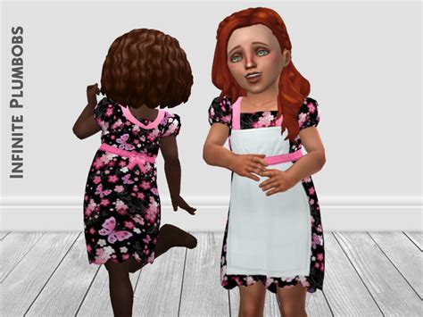 The Sims Resource Ip Toddler Apron Dress