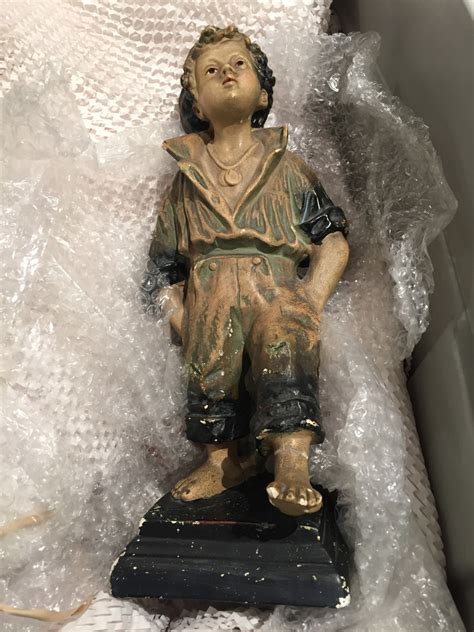 Strolling Boy Plaster Statue Early 1900s Collectors Weekly