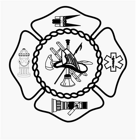 Fire Badge Vector At Collection Of Fire Badge Vector