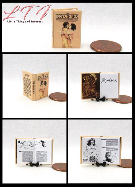 the joy of sex miniature one inch scale illustrated readable book [a2 1 12 scale16] 6 24