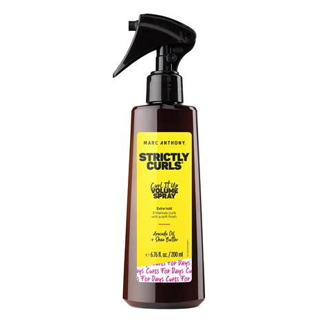 Marc Anthony Strictly Curls Volume Spray With Avocado Oil And Shea Butter