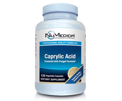 Caprylic Acid Capsules Intestinal Flora Supplement Healthy Habits