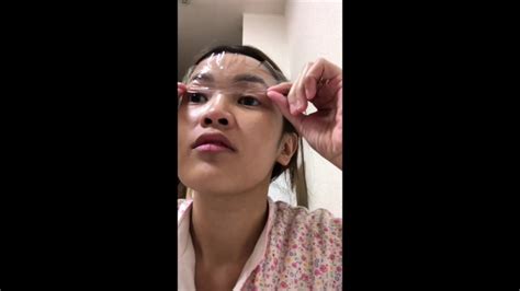 Diy Eyebrows Lamination Using Lash Lift Perm Youtube