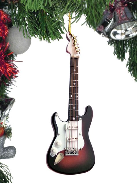 Buy Electric Guitar Christmas Ornament Music T Christmas Music
