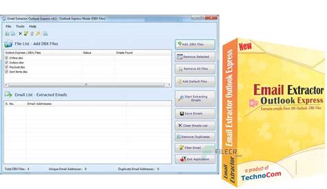 Technocom Email Extractor Outlook Express 43 Free Download Email