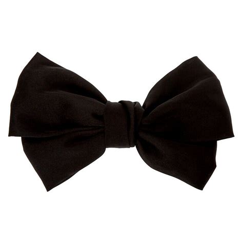 Large Hair Bow Clip Black Claires Us