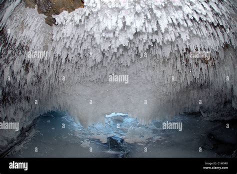 Ice Cave Stock Photo Alamy