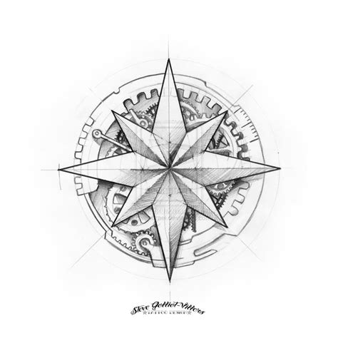 You can edit any of drawings via. Vintage Compass Drawing at GetDrawings | Free download