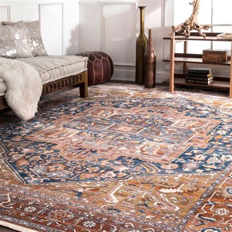 Amazon's choice for rust color area rug. Artemas Power Loomed Rust Area Rug | Cool rugs, Area rugs ...
