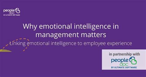 Why Emotional Intelligence In Management Matters Annapurna Recruitment