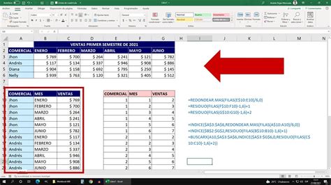 F Rmulas Para Convertir Rangos En Formato Tabular O Base De Datos Youtube Hot Sex Picture