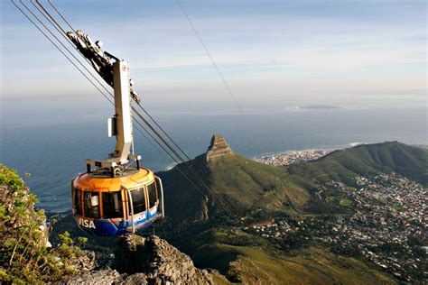 Table Mountain Aerial Cableway In Cape Town South Africa
