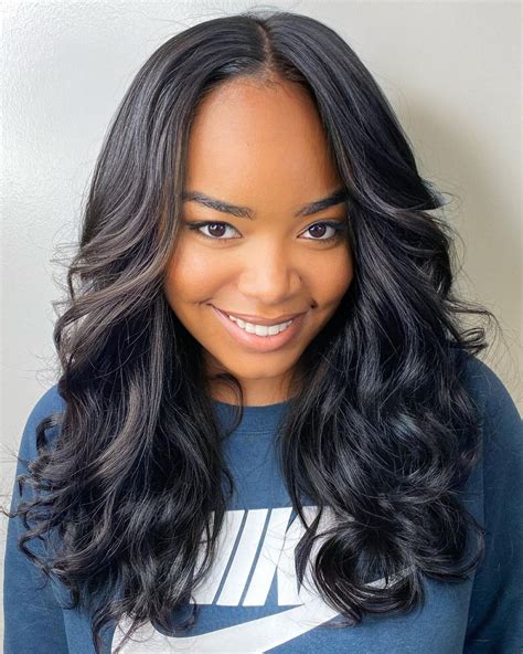 Long Curly Hairstyles For Black Women Weaves