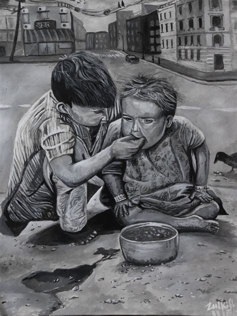 Urban Poverty By Zulkifl Rafah Art Work Art Limited