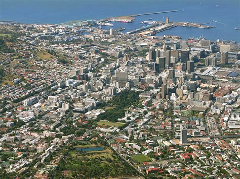 Cape Town Aerial View View From The Top Of Table Mountain Flickr
