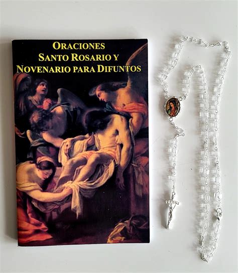Buy Oraciones Santo Rosario Y Novenario Para Difuntos Libro Y Rosario