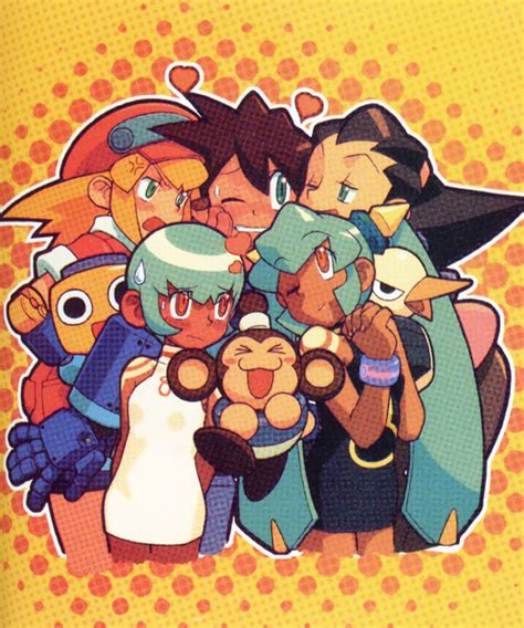 Promotional Illustration Mega Man Legends 2 Art Gallery