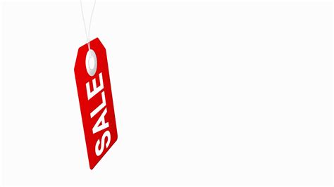 Big Sale Animation With Red Tags Shopping Stock Motion Graphics Sbv