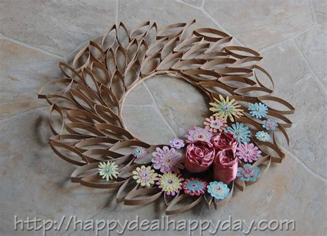Toilet Paper Roll Crafts Toilet Paper Roll Wreath Paper Roll Crafts