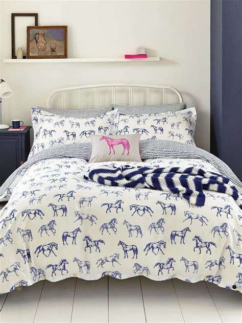 Check spelling or type a new query. Joules Hand drawn horse duvet cover | Girl bedroom designs ...