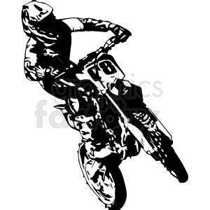 My mates son asked me around last night (friday 4/3/2011) to take photos of his motocross bike. black and white motocross rider vector illustration in ...
