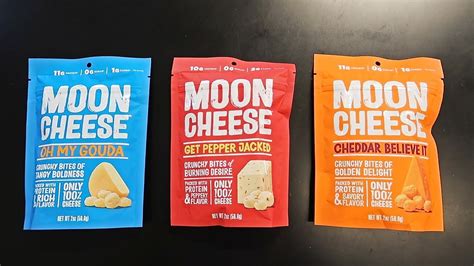 Moon Cheese Taste Test Youtube