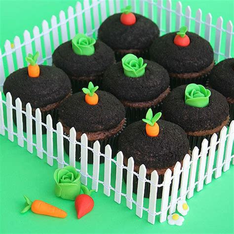 Garden Theme Cupcakes Recipe In 2021 Spring Desserts Spring