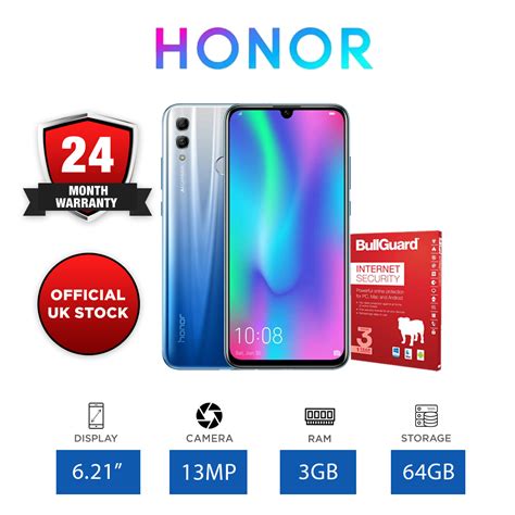 New Huawei Honor 10 Lite 621 4g Unlocked Smartphone 3gb Ram 64gb